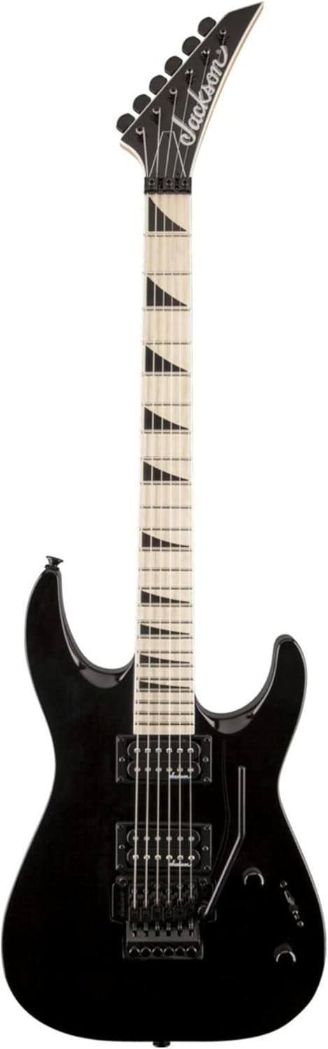 Gloss Black 6-String Electric Guitar with Hardshell Case B72594