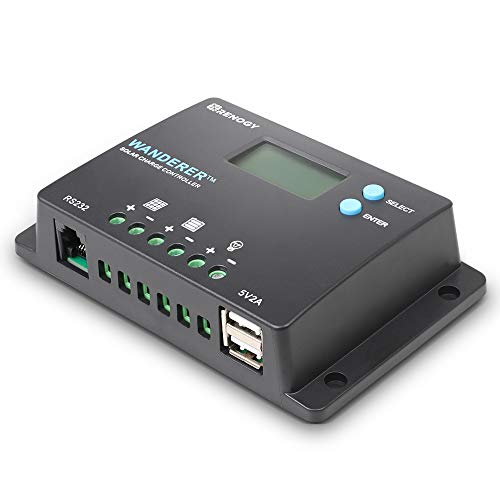 20A 12V/24V PWM Waterproof Solar Charge Controller with LCD Display Q937441