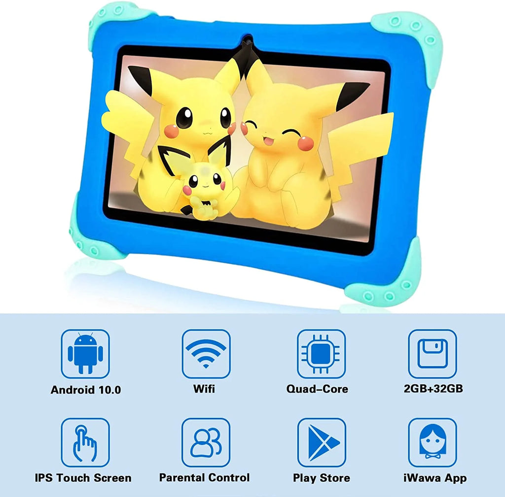 7 inch Android Kids Tablet with Blue Case N897