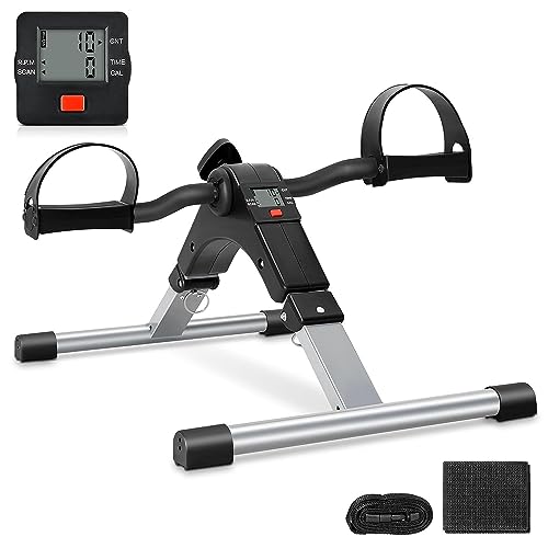Folding Pedal Exerciser Under Desk Bike Pedal Exerciser with LCD Monitor G9541