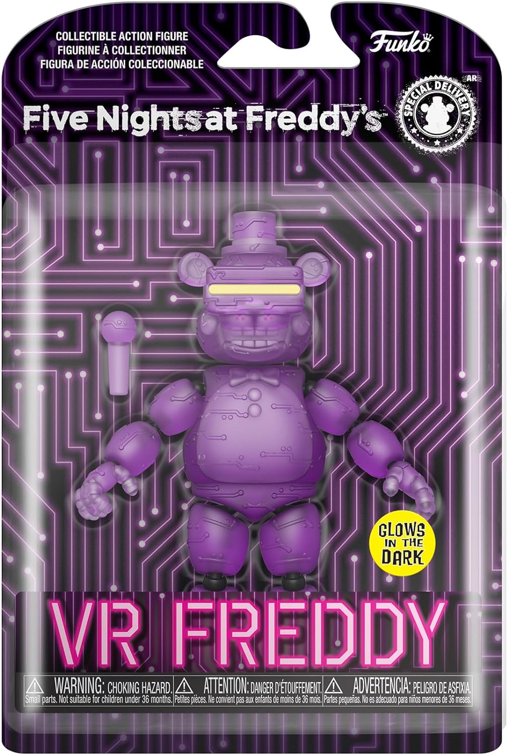 Five Nights at Freddy's Freddy Glow Action Figure W617