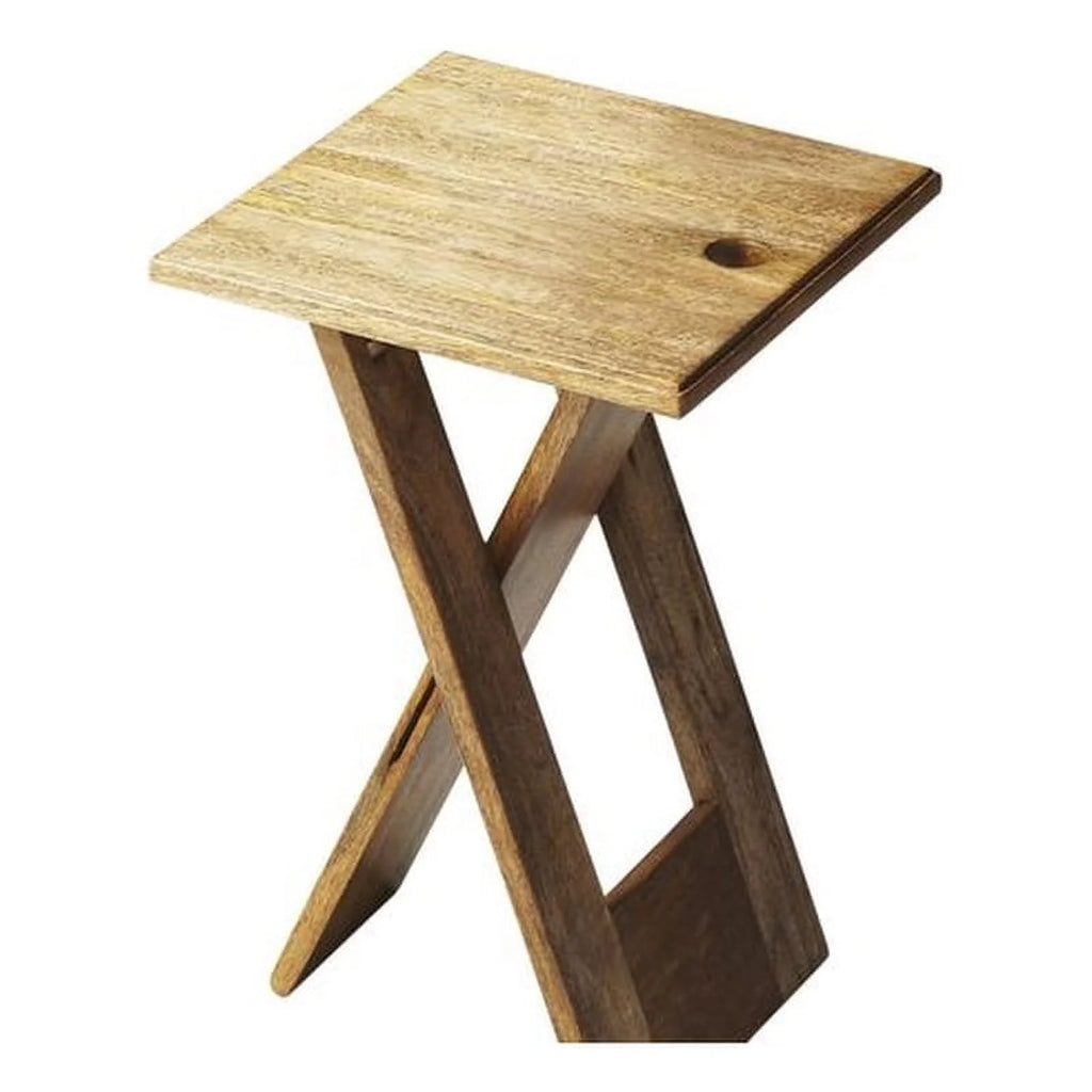 Wood Folding Table Set of 2 V1621