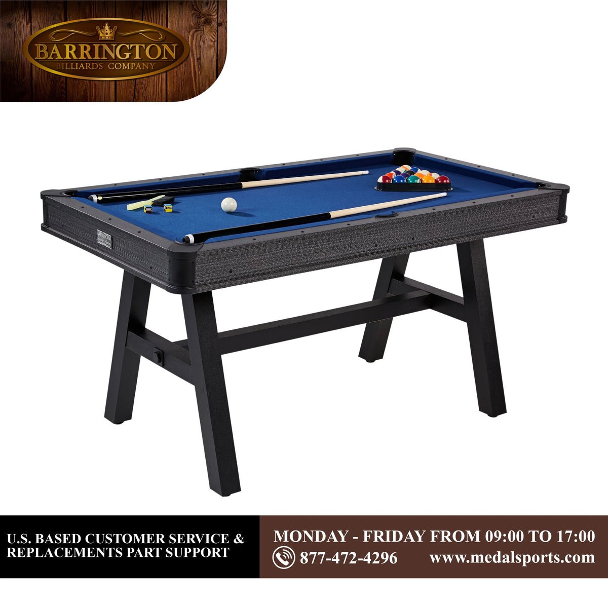 60" Pool Table K1672