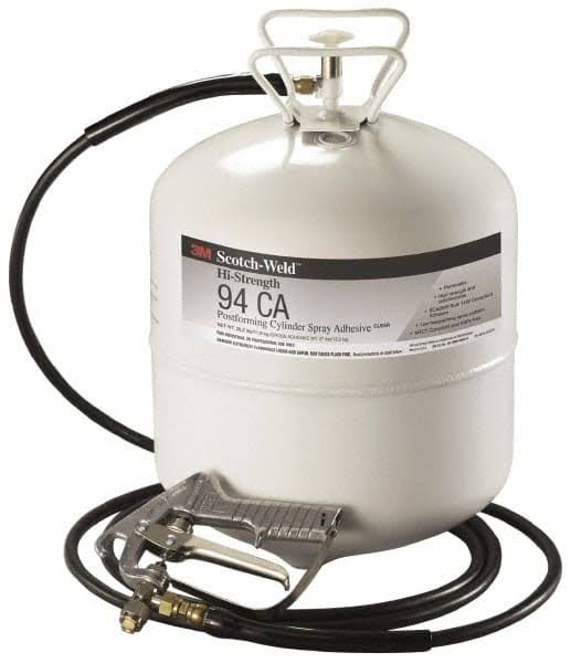 3M Hi-Strength Postforming 94 CA Cylinder Spray Adhesive Clear Low VOC, Large Cylinder (NET Wt. 26.2 lbs), 1 per Case Q1981