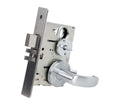 Bright Chrome Mortise Lock E1381