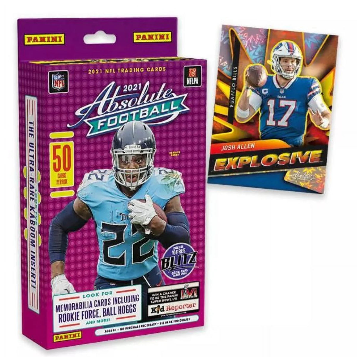 50 Cards NFL Football Trading Card Hanger Box M660