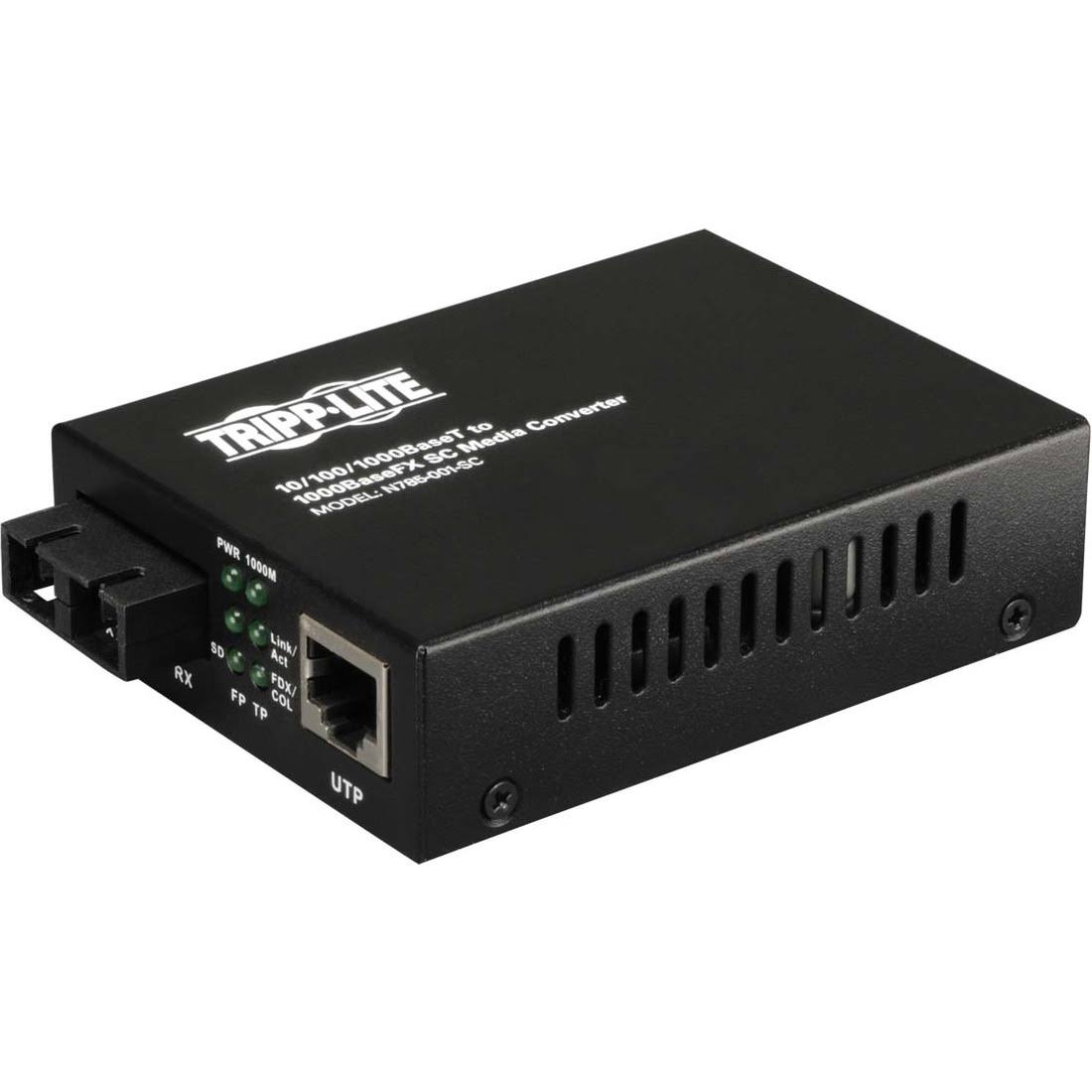 Fiber Optic Media Converter RJ-45 to SC Fiber Y655738