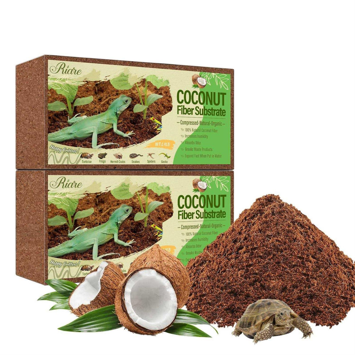 Natural Coconut Fiber Reptile Terrarium Bedding X43459
