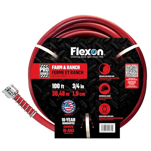 100 ft Red Garden Hose E207666