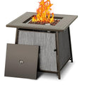 Black 28 inch Propane Fire Pit Table G188580