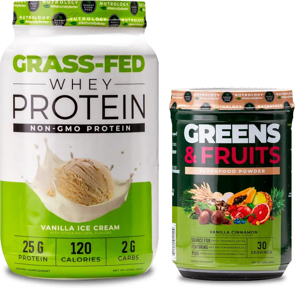 Greens & Fruits Powder and Whey Protein Powder J1366