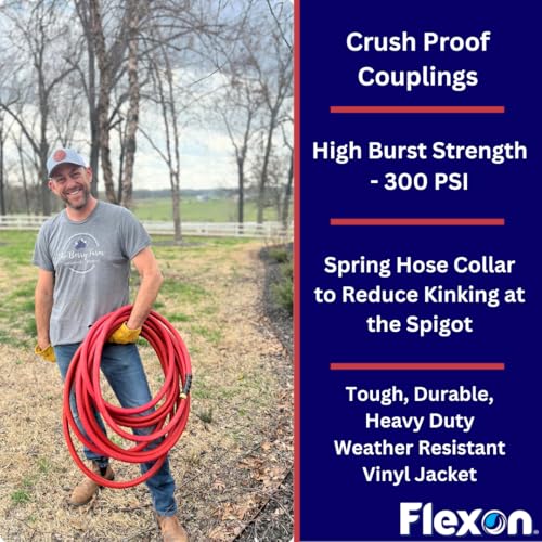 100 ft Red Garden Hose E207666