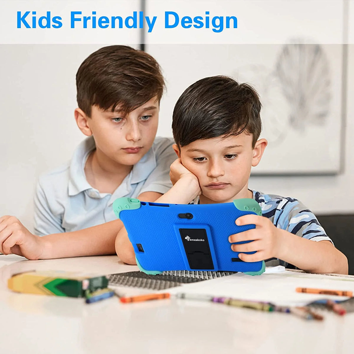 7 inch Android Kids Tablet with Blue Case N897