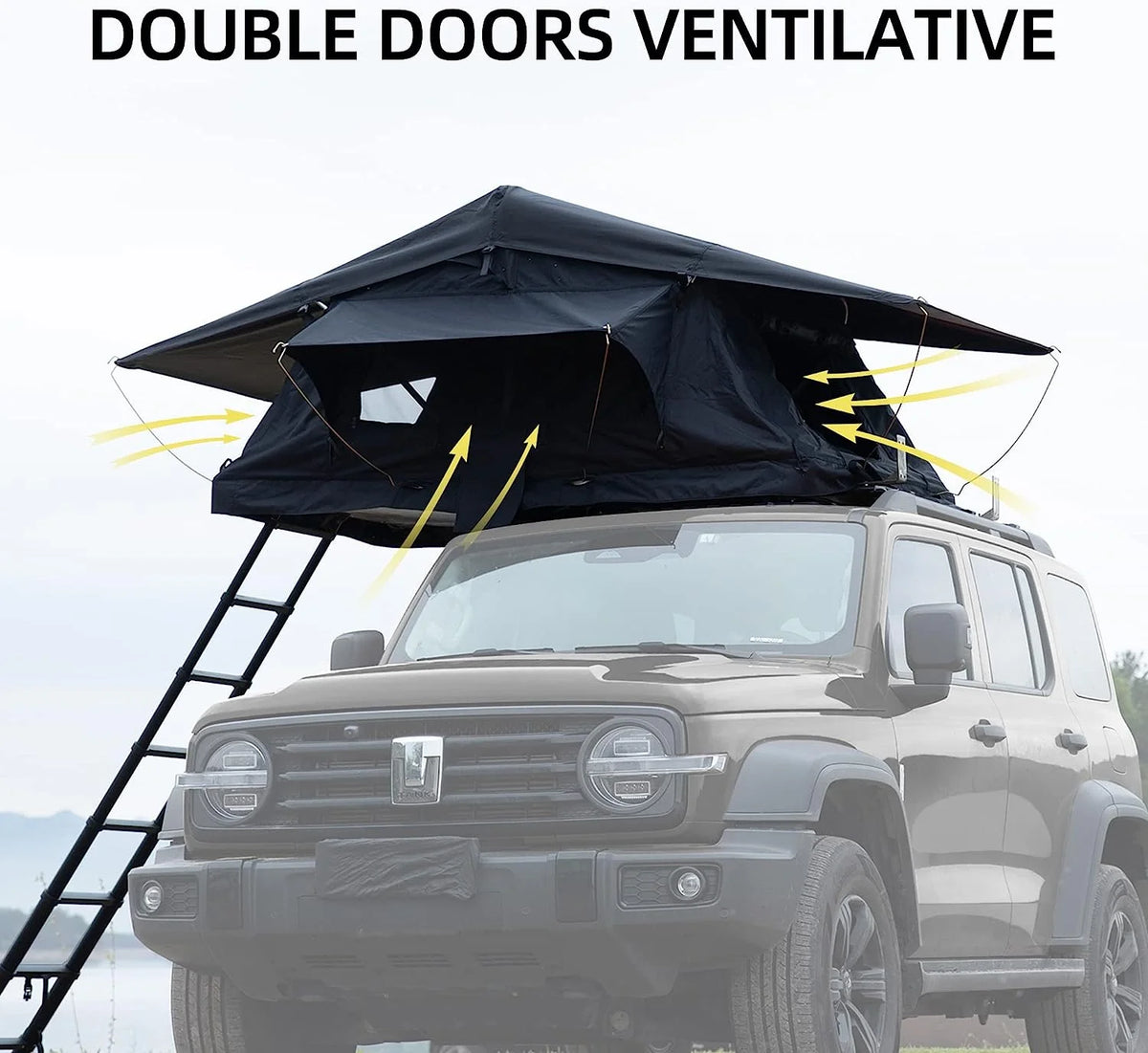Rooftop Tent with Ladder Waterproof for 1-2 People G2495