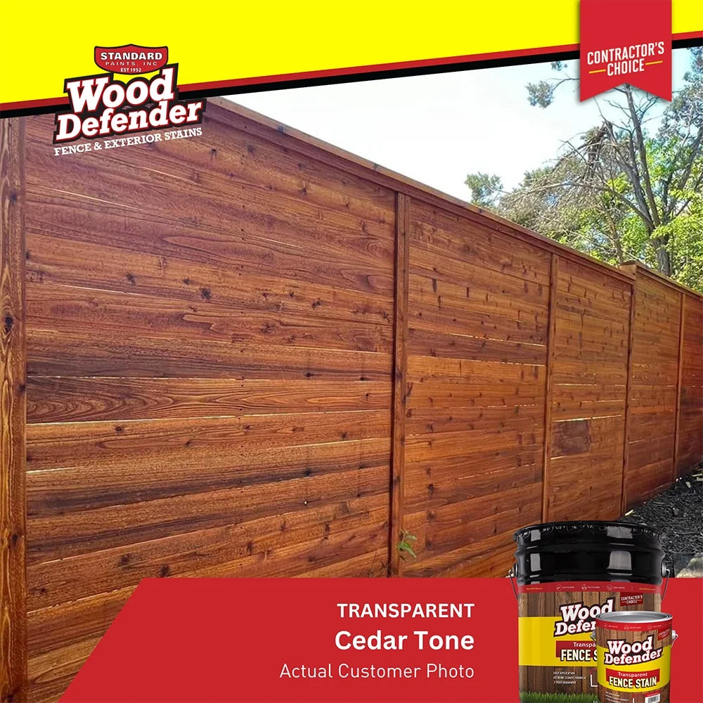 Transparent Fence Stain gallon J334068