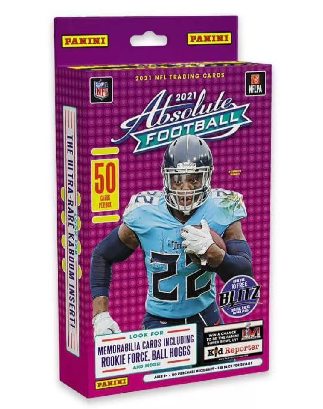 50 Cards NFL Football Trading Card Hanger Box M660