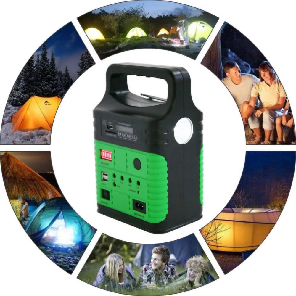 Portable Power Station and Solar Generator with 10W Solar Panel V987259