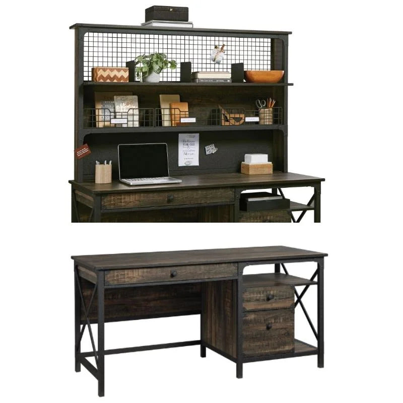 Computer Desk & Computer Hutch H69064