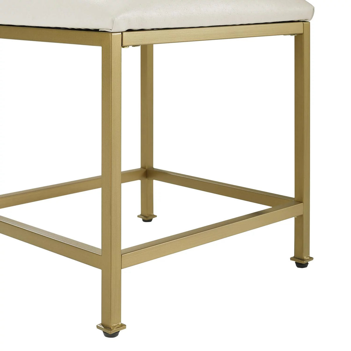Soft Gold Vanity Stool A157
