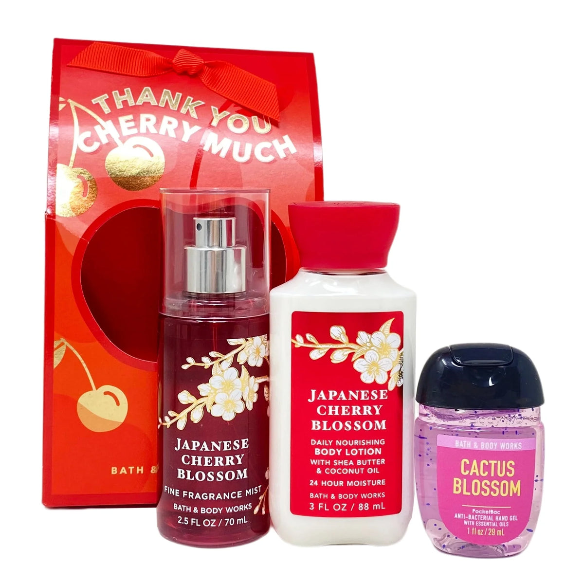 Japanese Cherry Blossom Travel Gift Bag Set D7633