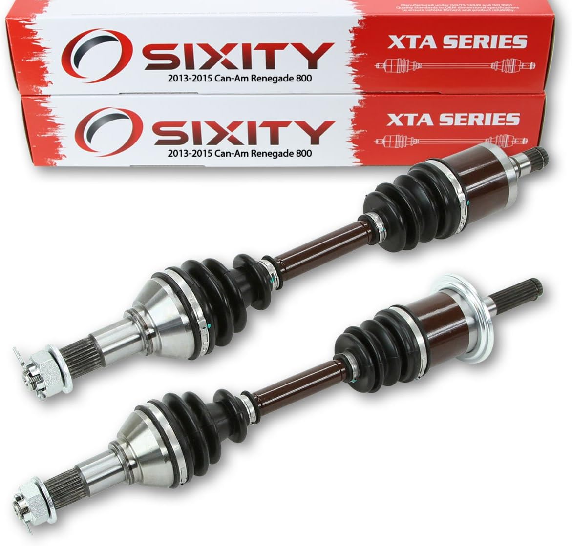 Front Left Right Axles Pair for Can-Am Renegade 800 4X4 K7999