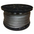 3/8 inch Stainless Steel Aircraft Cable Wire Rope 7x19 Type 316 (100 Feet) G466181