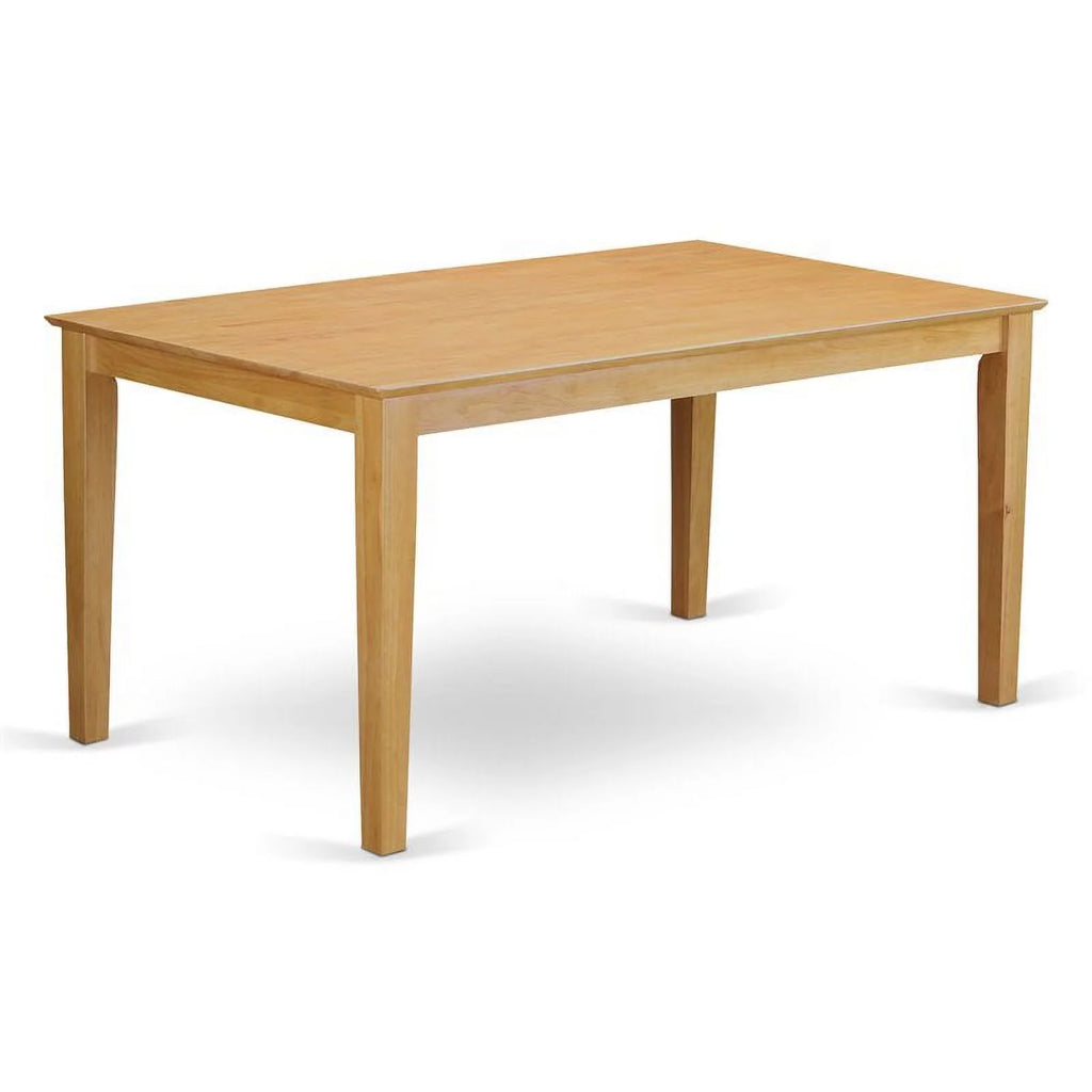 6-piece Oak Wood Dining Table Set with Bench Q6891