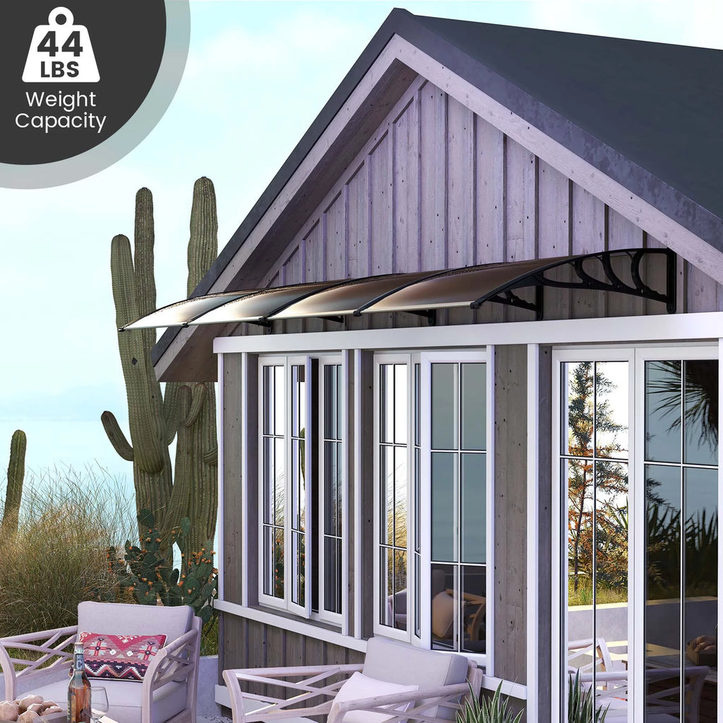 80'' x 40'' Coffee Patio Awning Canopy W813
