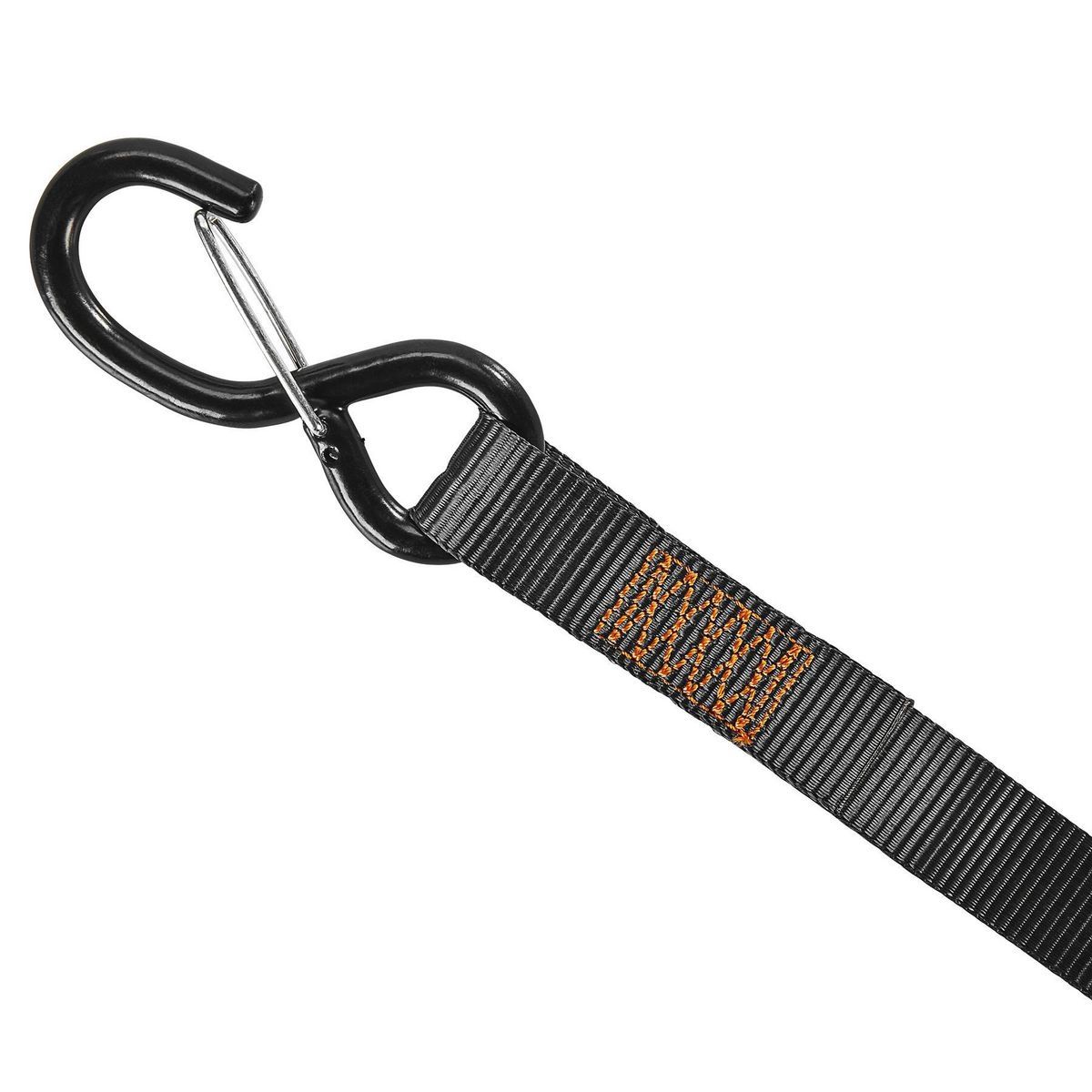 500 lb. Capacity 1 in. x 12 ft. Ratcheting Tie-Downs, 2-Pack Q4026