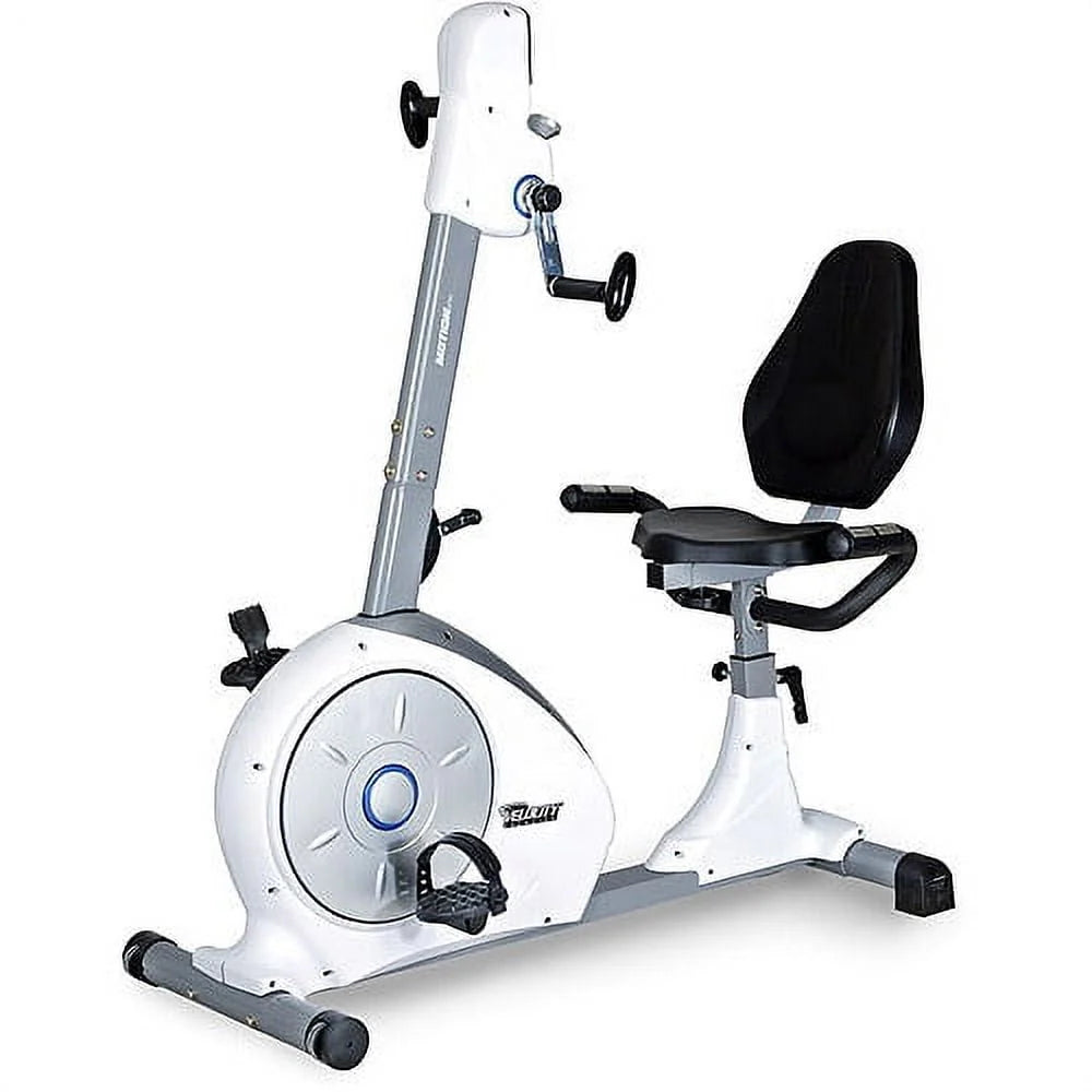 White Recumbent Exercise Bike V90748