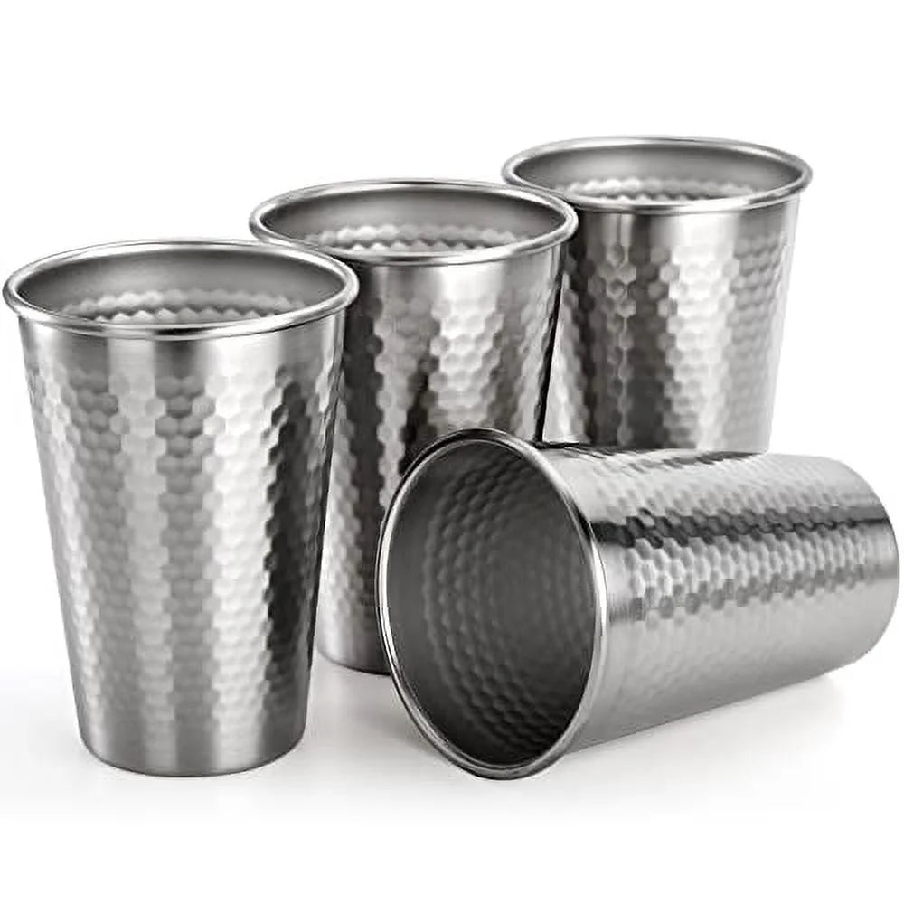 4 Pack Stainless Steel Pint Cups 17 OZ E646