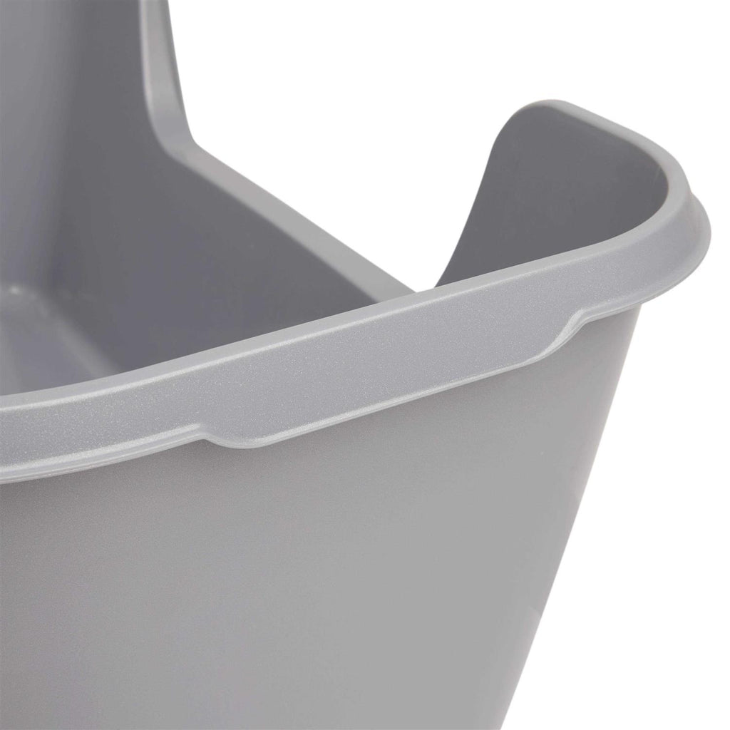 Grey High-Back Corner Litter Box W497876