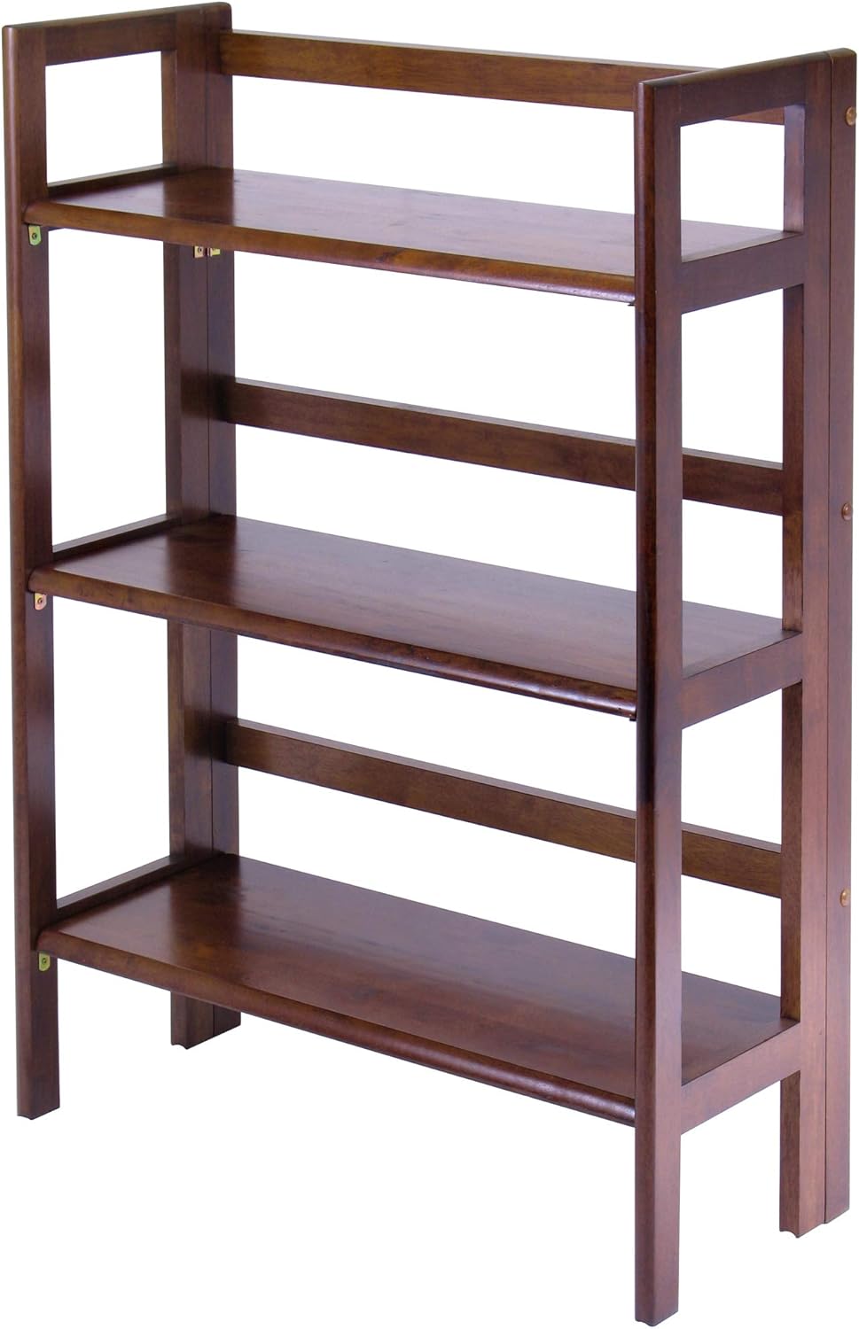 3-PC Set Folding Bookcase with Fabric Basket Z16062