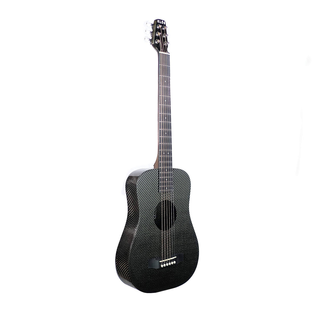Black Carbon Fiber Acoustic Guitar with Gig Bag M2343