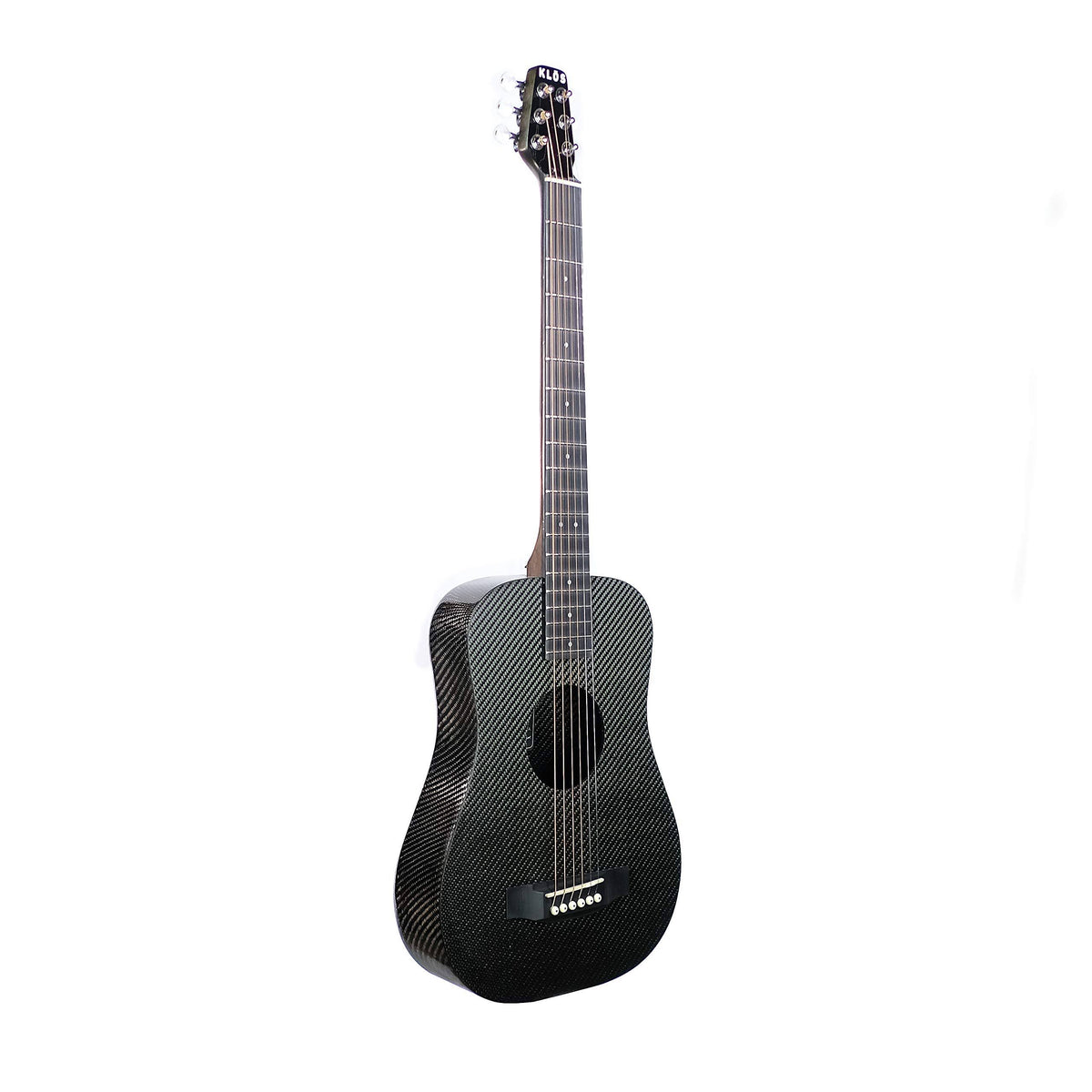 Black Carbon Fiber Acoustic Guitar with Gig Bag M2343