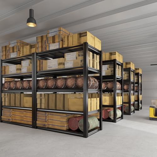 48" W x 24" D x 72" H Metal Garage Shelving B22711