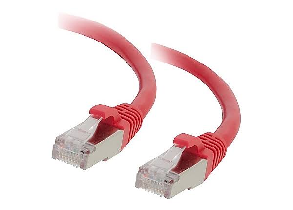 150ft Cat5e Molded Shielded STP Network Patch Cable Red E300791