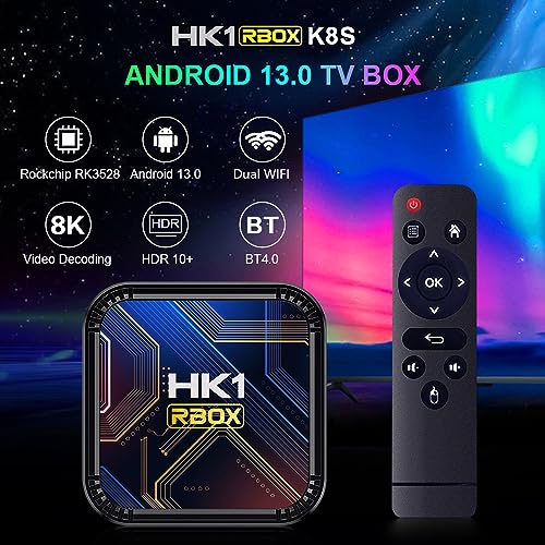 Android 13.0 TV Box 4GB RAM 64GB ROM Quad-Core 8K H542