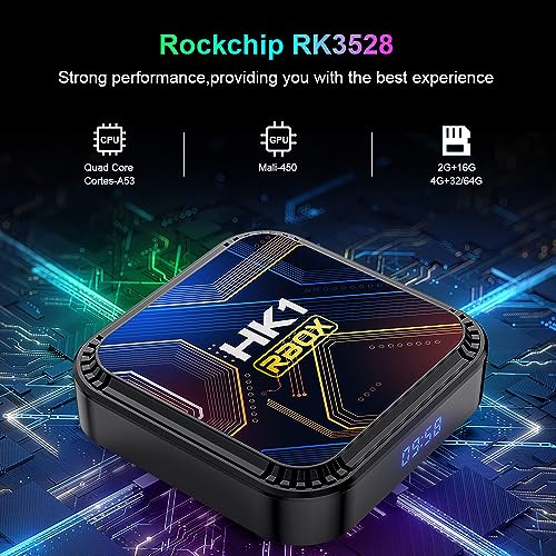 Android 13.0 TV Box 4GB RAM 64GB ROM Quad-Core 8K H542