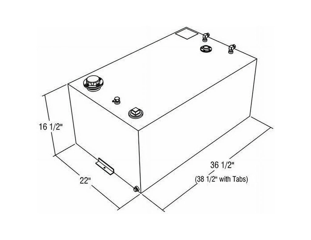 Rectangular Fuel Transfer Tank W93571