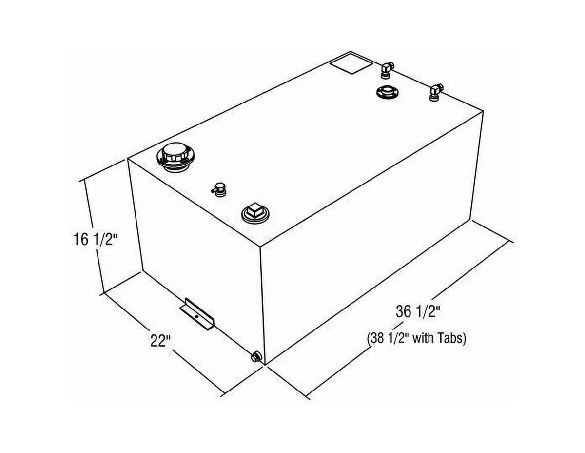 Rectangular Fuel Transfer Tank W93571