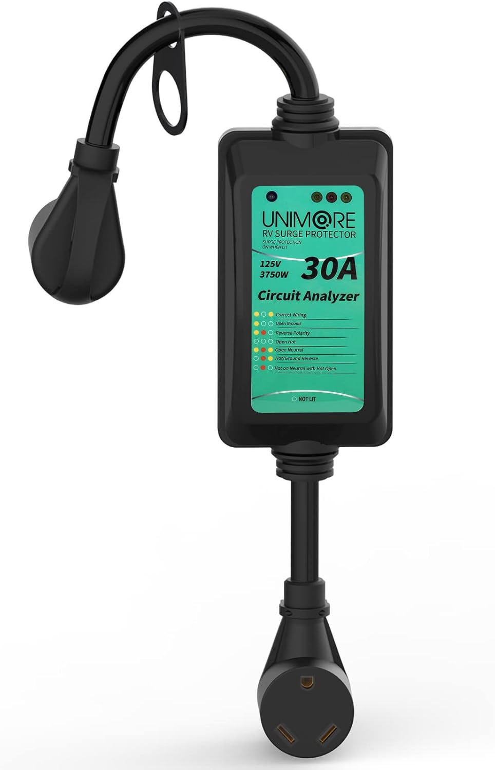 30 amp RV Surge Protector with LED Indicator F7319