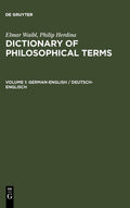 German Dictionary of Philosophical Terms D411