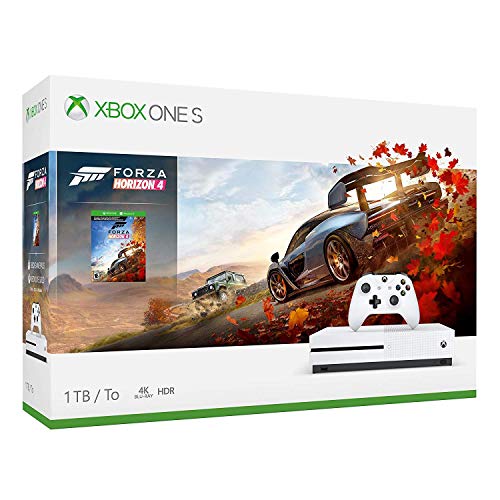 White Xbox One S 1TB Gaming Console with 4K Blu-Ray Player M471533
