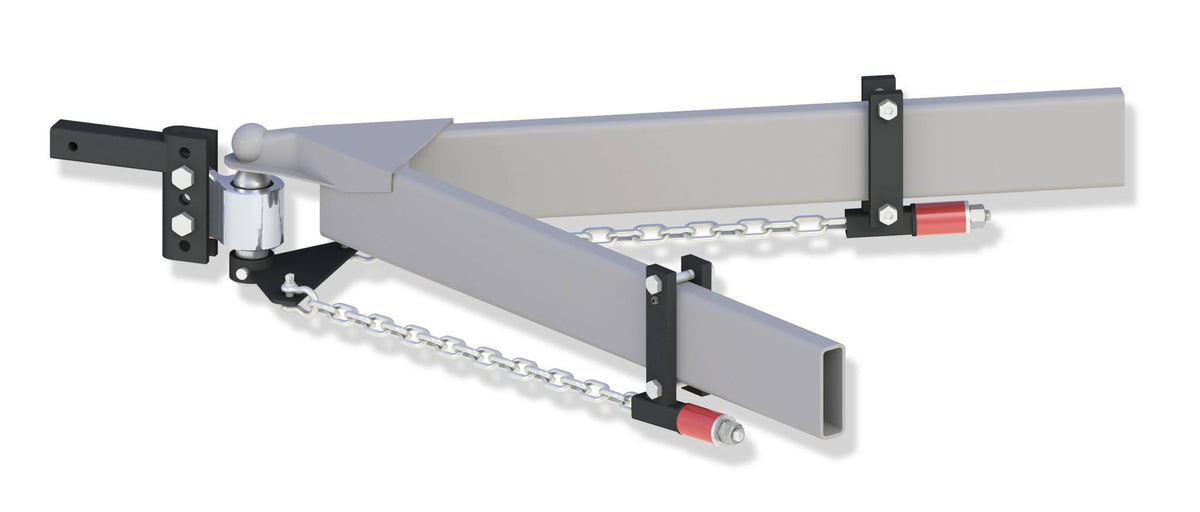 Weight Distribution Hitch 4in Drop/Rise 2in Ball Universal Frame Brackets T6848