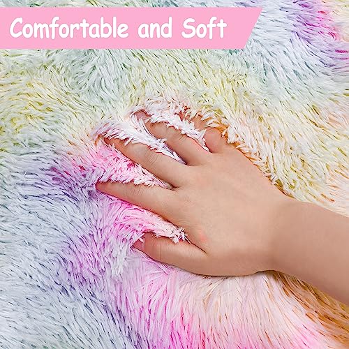 5x8 Fluffy Plush Shaggy Area Rug X36772