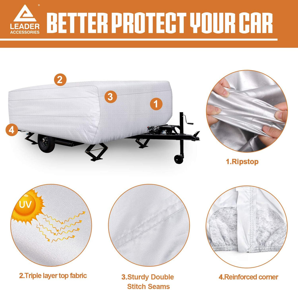 Folding Camper Cover 150D Diamond Fabric 10'-12' D82145