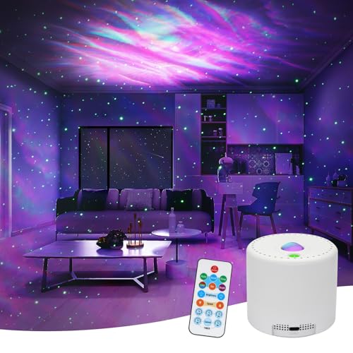 Laser Christmas Projector Lights Outdoor, Red and Green Stars, IP65 Waterproof O182574