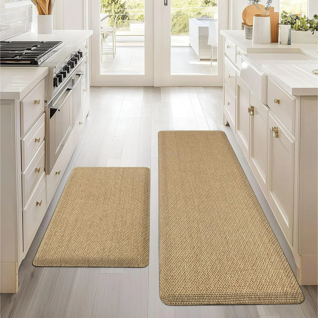 Grey/Green 17.3"x47" Anti-Fatigue Non Slip Kitchen Mat W303