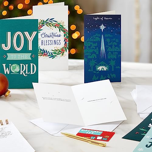 24 Cards with Envelopes Religious Christmas Cards Assortment U6062